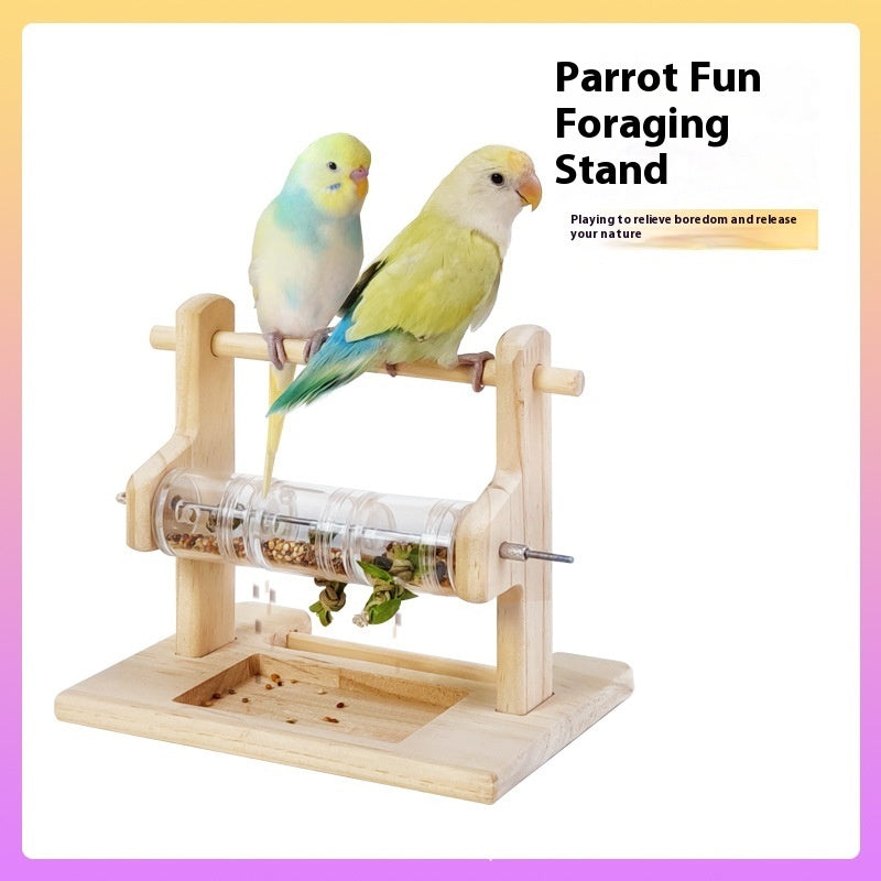 Parrot Solid Wood Claw Grinding Stand
