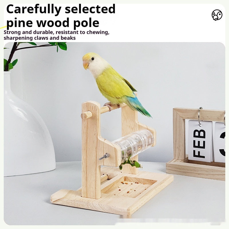 Parrot Solid Wood Claw Grinding Stand