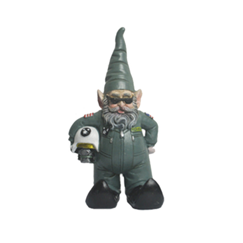 Gnome Elf Dwarf Garden Ornament New Personality Elf Resin Craft Decoration Dwarf