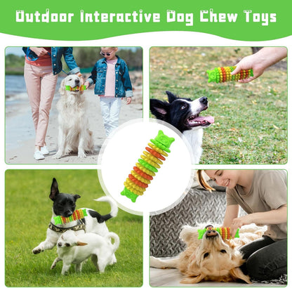 Dog Chew Toys For Aggressive Chewers Durable Dog Toys For Large Medium Small Breed Dogs Rubber Indestructible Dog Teething Toys Tough Interactive Outdoor Dog Toys For Entertainment