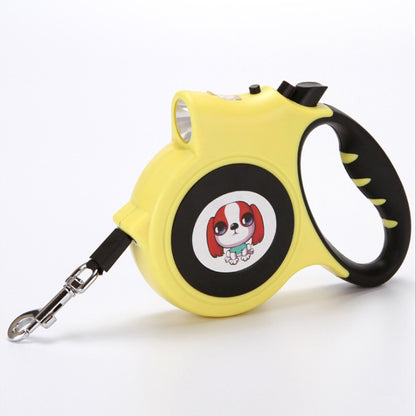 Pet Dog Rope With Light Automatic Traction Belt
