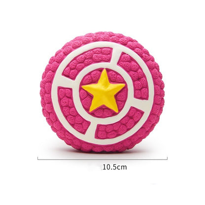 Hundespielzeug Rugby-Tennis-Ball - Mit Quietscher