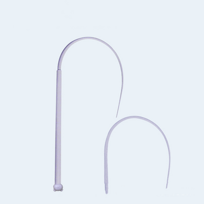 Silicone cat teaser pole mouse tail silicone cat interactive simulation mouse catching replaceable pole cat toy