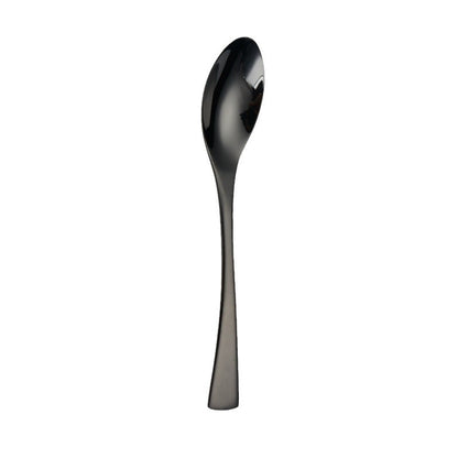 Portugal Titanium Black Stainless Steel Western Cutlery Set for Hotel and Restaurant Knife Fork Spoon Suite Factory Wholesale