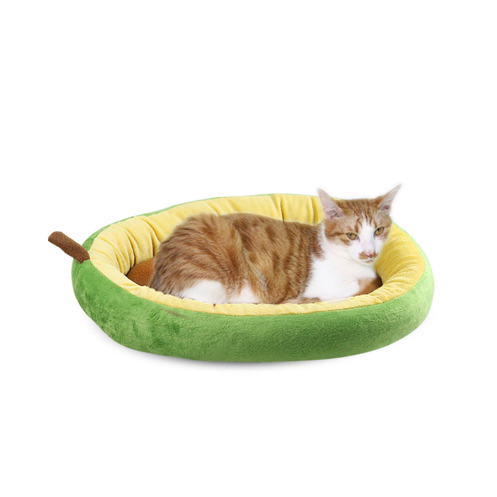 Pet Supplies Avocado Pet Nest Winter Warm Creative Cat Litter Dog Litter Cotton Pad