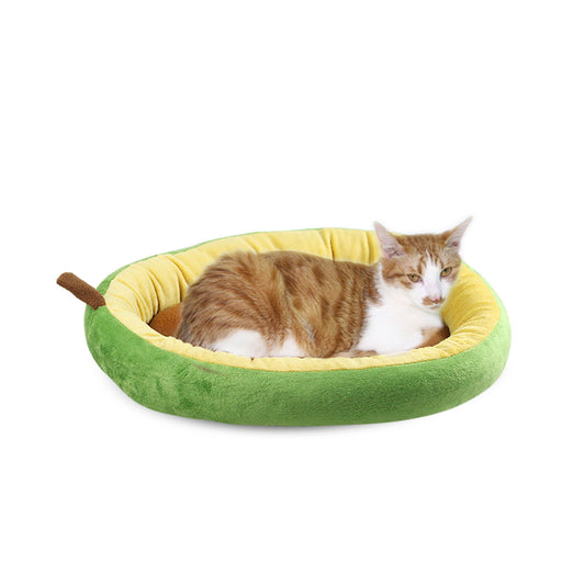 Pet Supplies Avocado Pet Nest Winter Warm Creative Cat Litter Dog Litter Cotton Pad