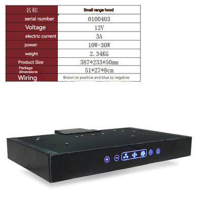 Wohnmobil Dunstabzugshaube - Mini Abzugshaube für Wohnwagen-Küche