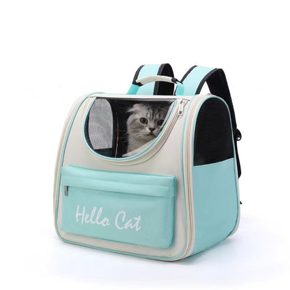 Tragbare Katzentragetaschen Outdoor Winddichter Reiserucksack Kleine Hunde Katzen Sonnenschutz Transport Tragetasche