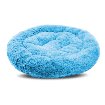 55*55 cm Colorful Dog Kennel Cat Kennel Pet Bed Round Plush Winter Dog Pad Cat Pad Small And Medium Dogs