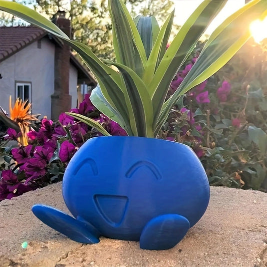 Blue Cute Succulent Decorative Crafts Indoor Potted Flower Pot