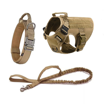 Outdoor Tactics Haustier Hund Gurt Halsband Hand Holding Seil Dreiteiliges Set