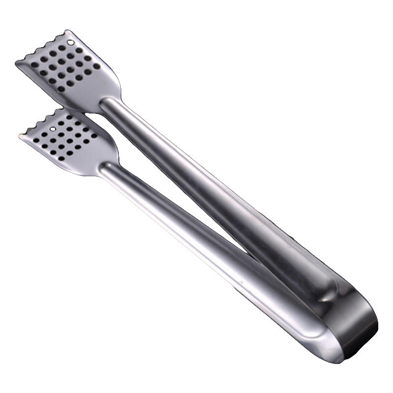 Stainless Steel Flat Head Food Clip Food Clip Bread Food Barbecue Clip Grilled Fish Clip Barbecue Clip Tableware