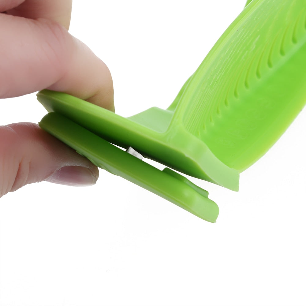 Silikon-Küchensieb Clip Pan Drain Rack Schüssel Trichter Reis Pasta Gemüse Waschen Sieb Ablassen Überschüssige Flüssigkeit Univers