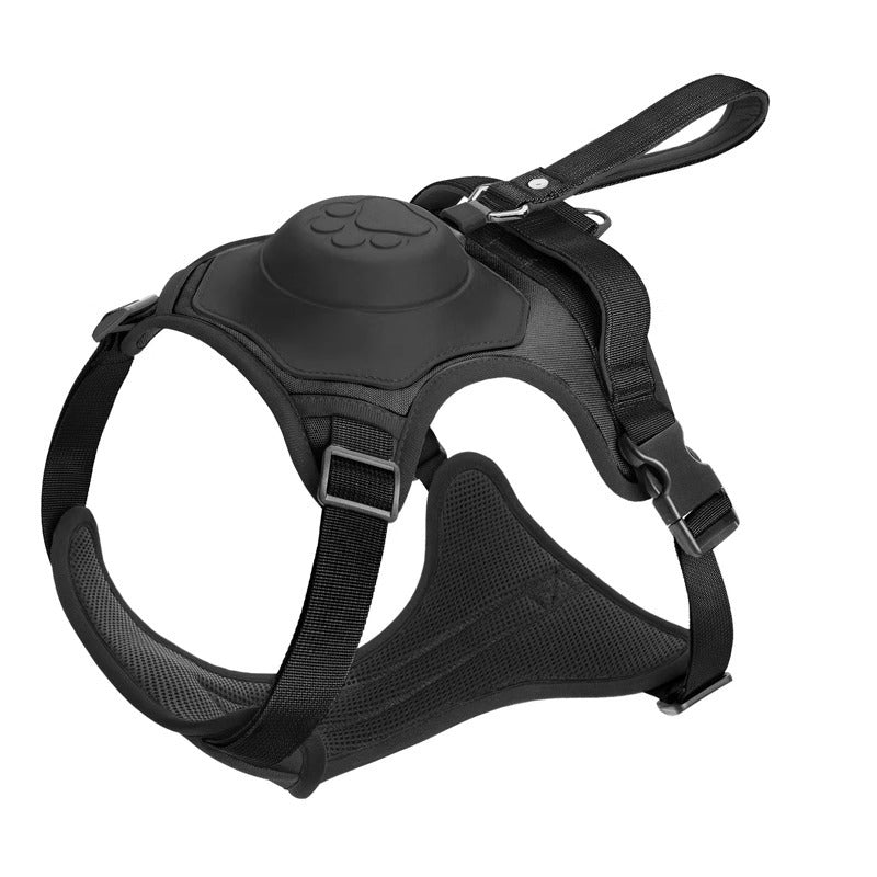 2 In 1 Wholesale Retractable Dog Leash Suppliers Customized Logo Adjustable Hands Free Neoprene Harnesses Webbing Leashes Set