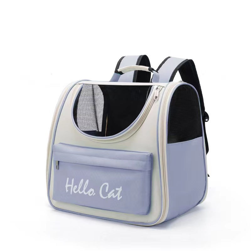 Tragbare Katzentragetaschen Outdoor Winddichter Reiserucksack Kleine Hunde Katzen Sonnenschutz Transport Tragetasche
