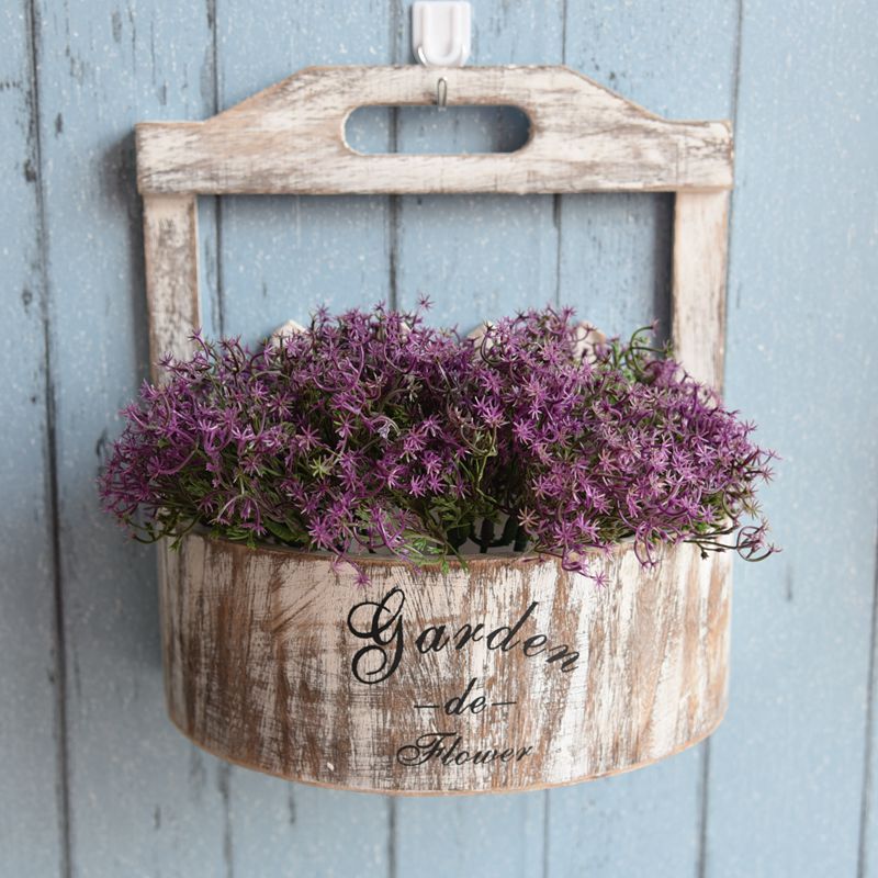 Idyllic And Retro Wall-mounted Flower Pot