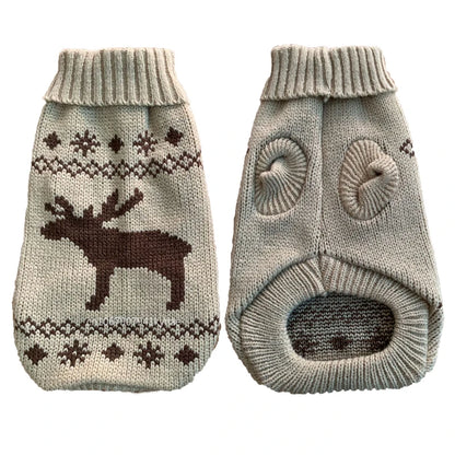 Warmer Hundepullover für den Winter, für kleine und mittelgroße Hunde, gestrickter Mantel für Welpen und Katzen, Chihuahua, französische Bulldoggen, Yorkie