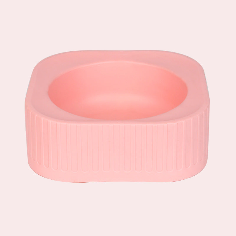 New Pet Bowl Dog Plastic Single Bowl Cat and Dog Food Bowl Water Bowl Small Dog Feeding Bowl
