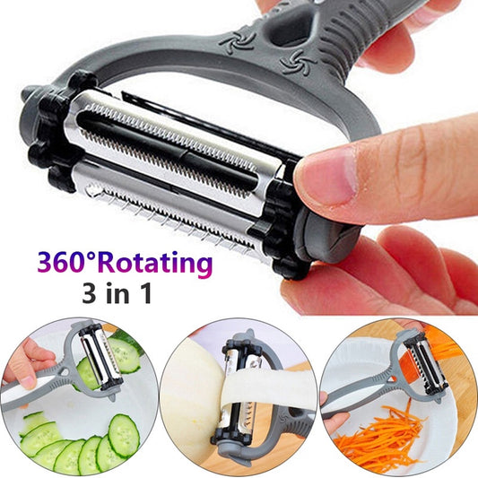 3 In 1 Peeler Fruit Planer Apple Peeler Melon Planer Kitchen Potato Household Vegetable Peeler Shredded