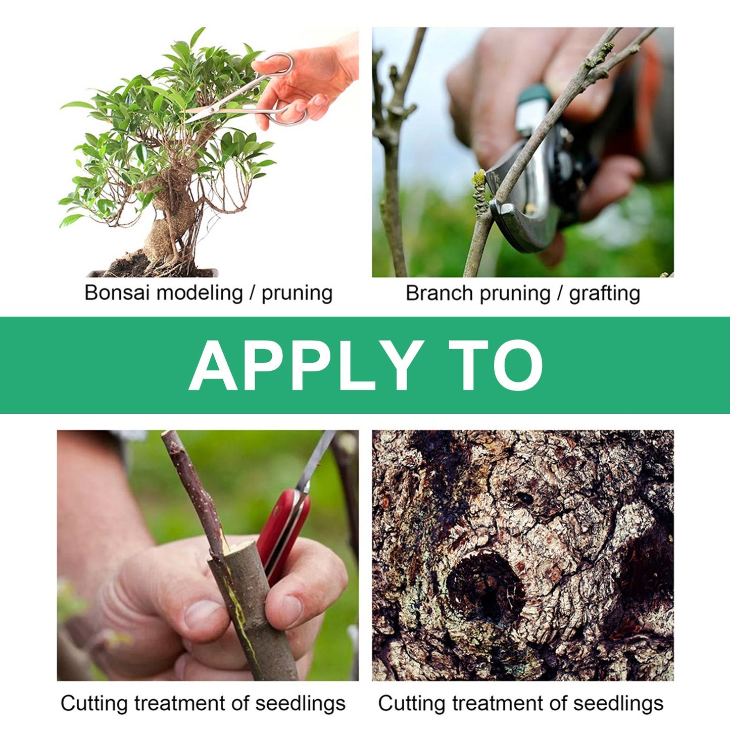 Seedling Tree Wound Sealer Callus Scars Cut Paste Bonsai Pruning Sealer Saw Cuts Coating Tree Wound Healing Paste Tree