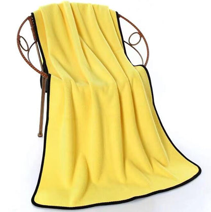 Quick-drying Towels for Pet/Dog/Cat Soft Fiber Towels Water-absorbent Bath Towel Convenient Pet Shop Cleaning Towel Pet Supplies
