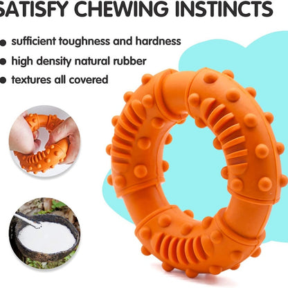 Dog Toys Medium And Large Bite Resistant Training Molar Fidget Toy TPR Teeth Cleaning Pet Accessories