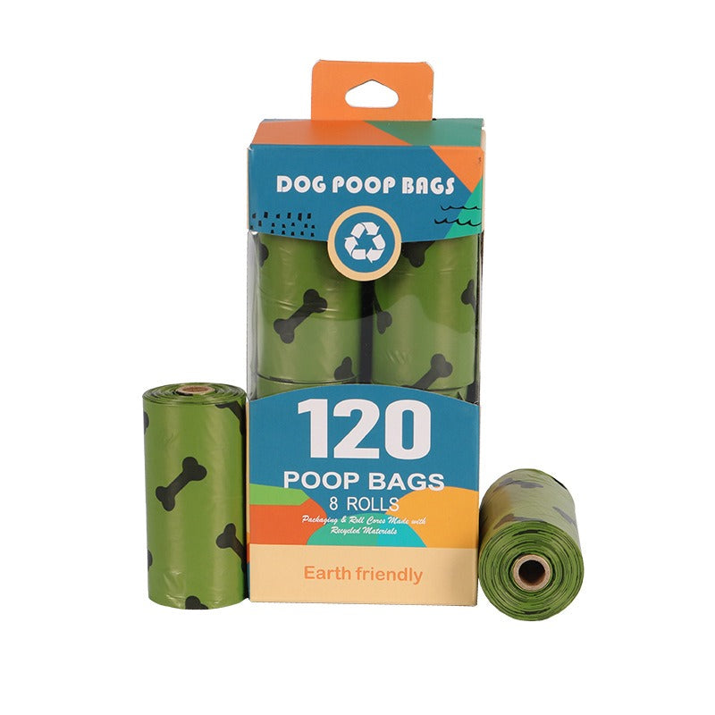 18 rolls of pet litter bags for picking up dog poop and garbage