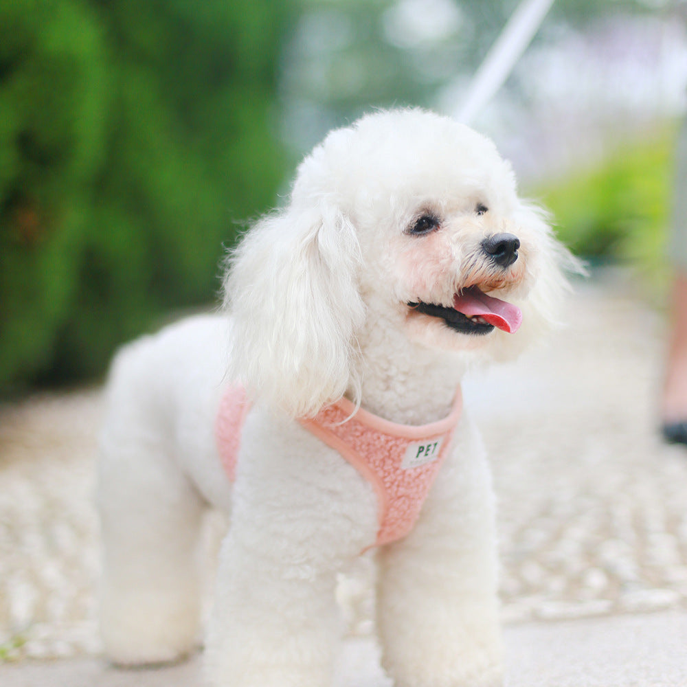 New Pet Traction Rope Breathable Dog Traction Rope Small And Medium-Sized Dog Vest-Type Pet Chest Harness