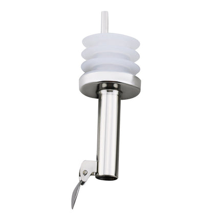 Stainless Steel Oil Bottle Stopper Pour Oil Stopper Silicone With Cap 2.4cm Stainless Steel Wine Olive Oil Pourer Dispenser