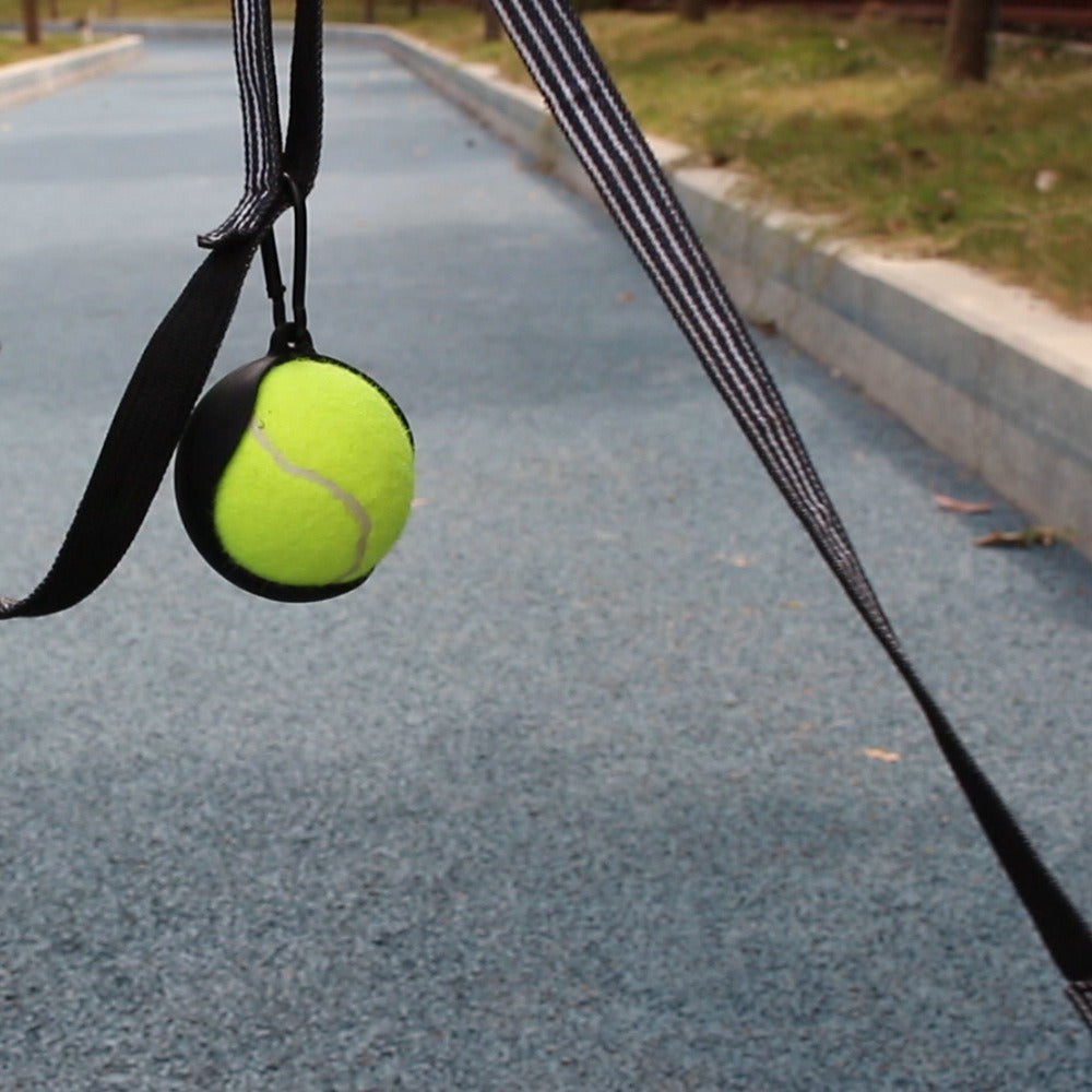 Pet tennis rack tennis set toy ball stand portable hands-free dog walking supplies training ball cover