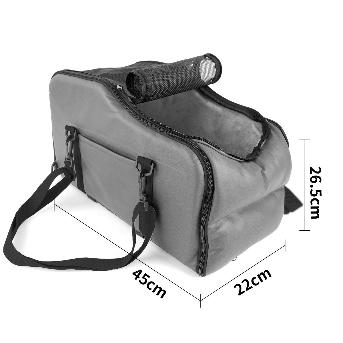 Portable pet bed for outings car travel safety seat center console car cushion car dog bed small dog ride artifact - Alles für deine Haustiere 