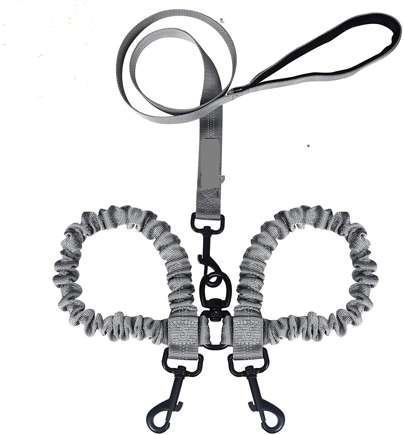 Explosion-Proof Double-Headed Pet Leash Luminous Pet Double-Headed Dog Leash One Drag Two Large Dog Leash