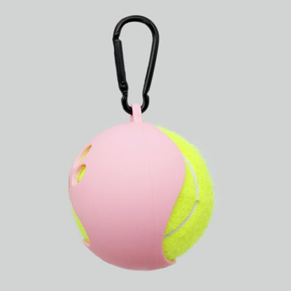 Pet tennis rack tennis set toy ball stand portable hands-free dog walking supplies training ball cover