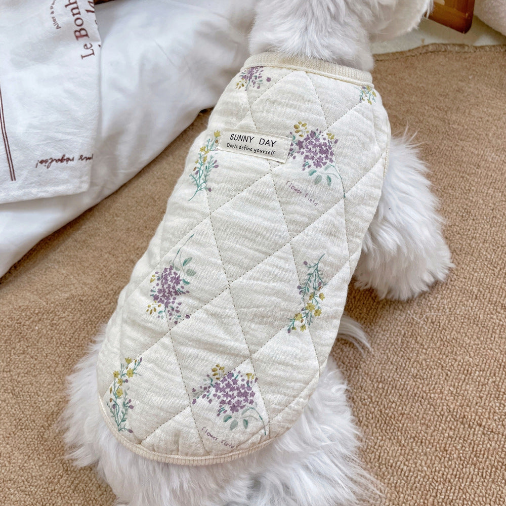 Pet Clothes Cotton-padded Clothes Home Clothes
