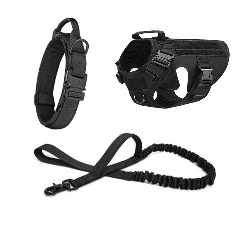 Outdoor Tactics Haustier Hund Gurt Halsband Hand Holding Seil Dreiteiliges Set