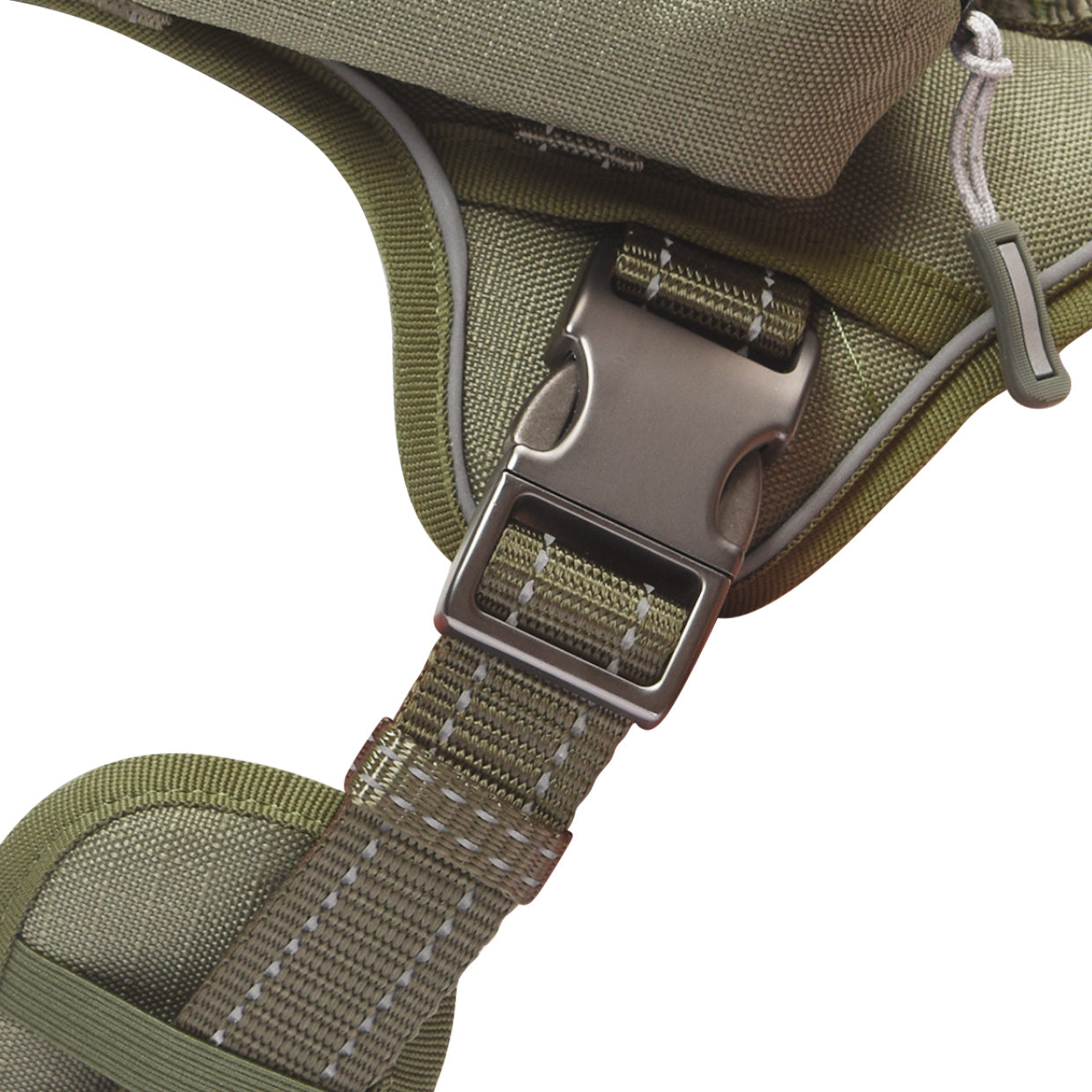 PETMARVEL Hochleistungs-Taktik-Hundegeschirr mit Rucksack, No-Pull-Frontclip und Metallschnallen