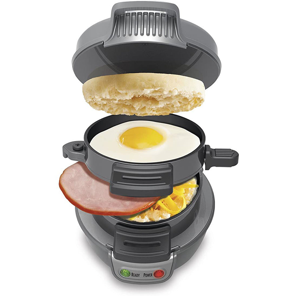 Frühstücksmaschine 3-in-1 - Sandwichmaker Waffeleisen Eierkocher