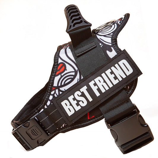 Dog Chest Braces Large Dog Collars Lead Rope Vest Clothes With Velcro