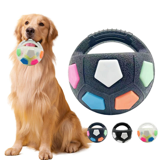 Hundespielzeug Ball Fußball Tennis - Quietschend & Robust