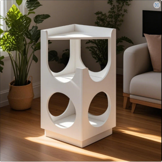 Suitable For Small And Medium-sized Cat Hollow Design Multifunctional Double-layer Cat Station