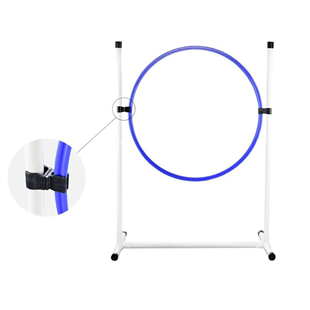 Dog Training Jumping Ring Jumping Pole Wrap Agility Training Kit-5