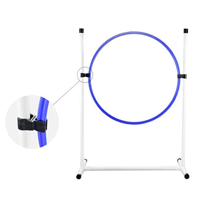 Dog Training Jumping Ring Jumping Pole Wrap Agility Training Kit-5