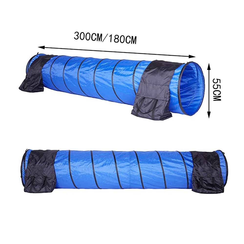 Dog Training Jumping Ring Jumping Pole Wrap Agility Training Kit-3